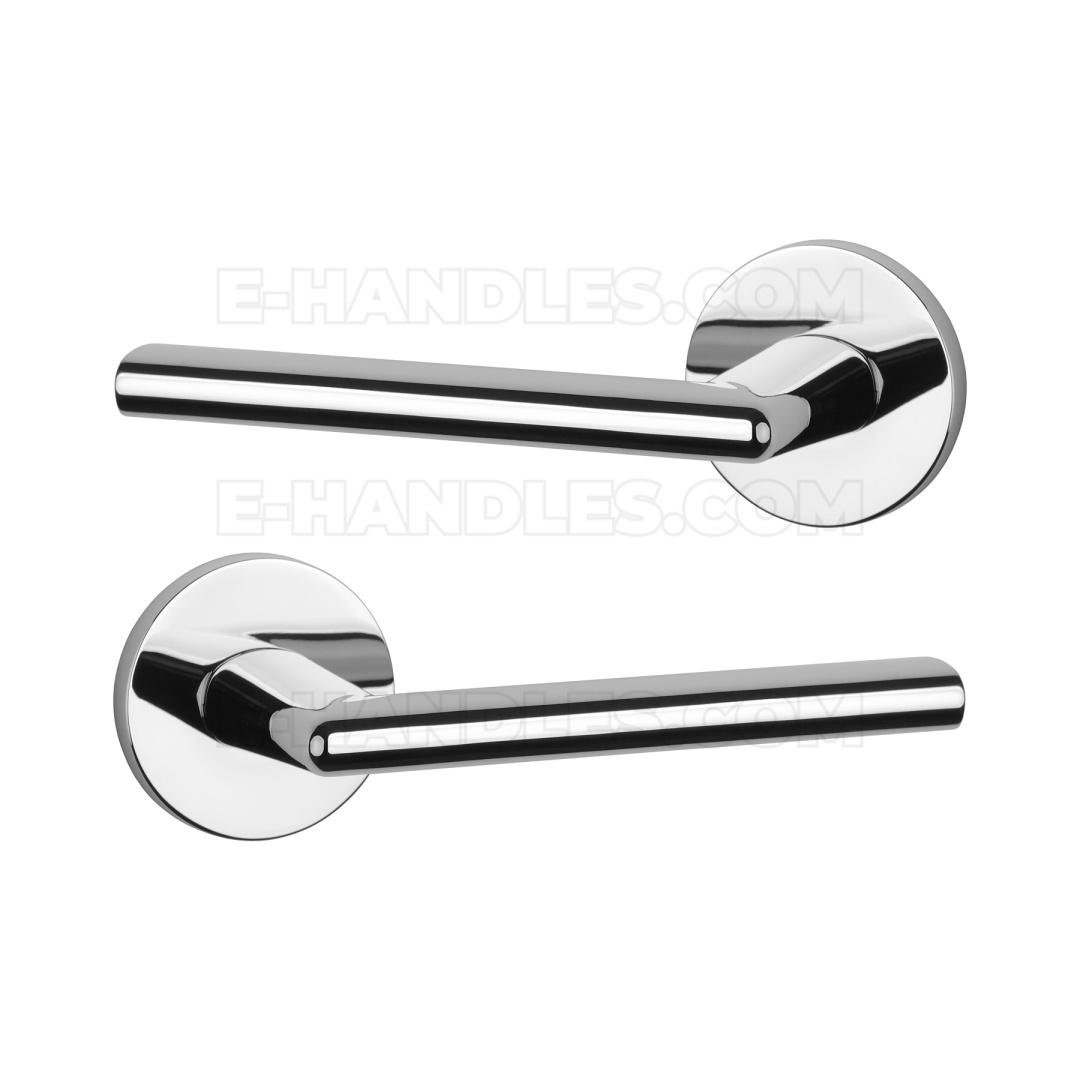 APRILE KALMIA R slim 7 mm CP - chrom polerowany - klamka do drzwi
